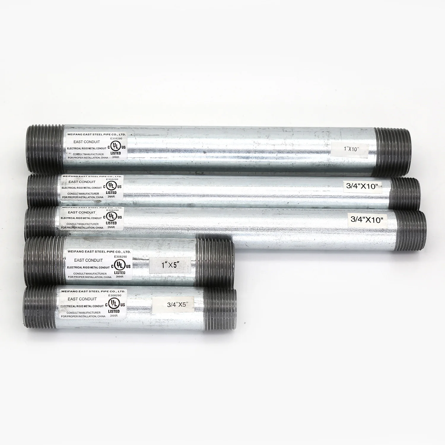 Electrical conduit fittings manufacturer rigid IMC conduit nipples