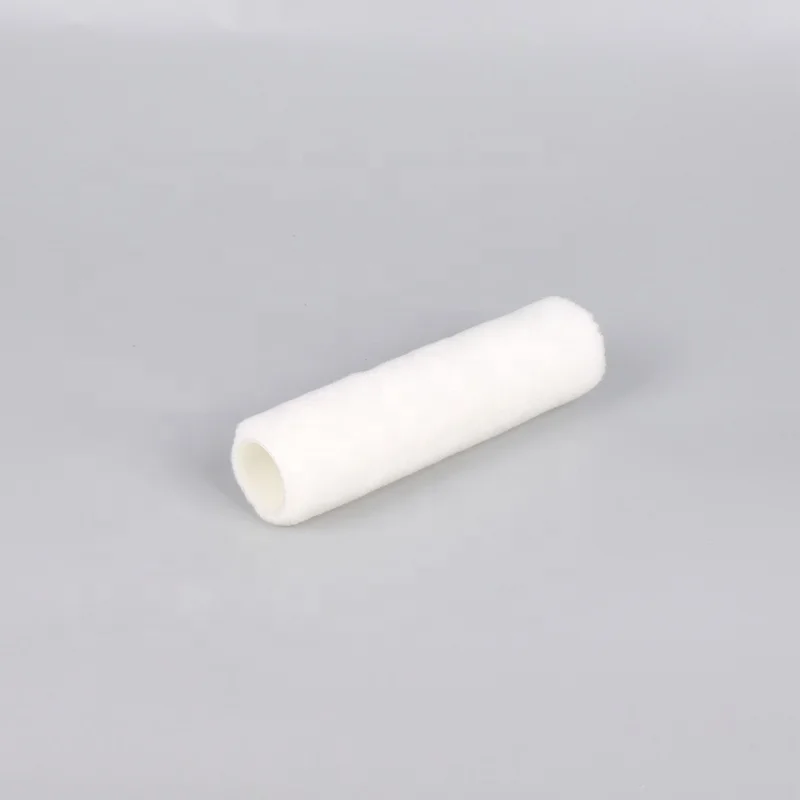 Paint Roller 9inch White Color Polyester Material Birdcage Bracket with Blue Plastic Handle