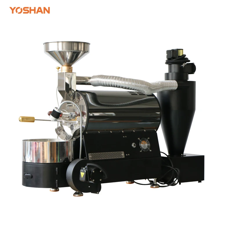 Новейший газовый Электрический ростер кофейных зерен небольшой емкости 1 кг для домашнего использования на продажу