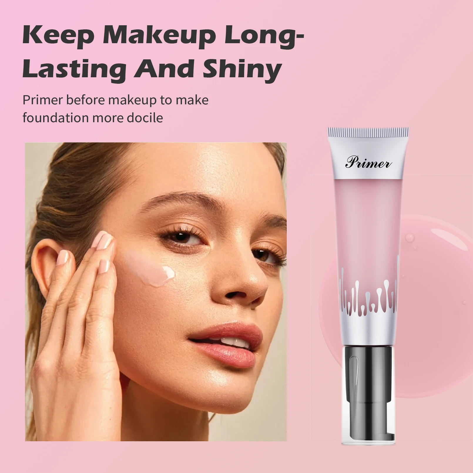 Cosmetics Illuminating Face Primer Hydrating Lightweight Long Lasting Natural Face Base Primer Makeup
