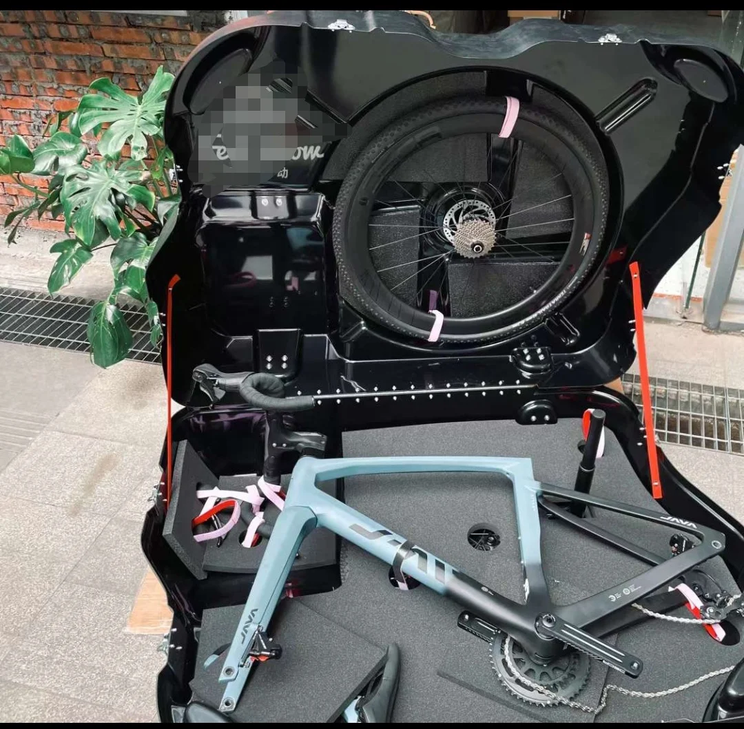 HDPE ABS жесткий велосипедный ящик для велосипеда дорожный Чехол триатлона велосипед