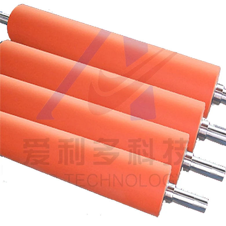 Best Selling NBR Material texture roller rubber Textile Machinery Parts