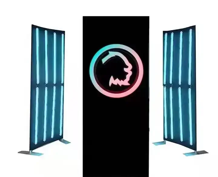 360 Photo Booth Enclosure Backdrop With LED Light Activity Party Exhibition Other Trade Show Equipment
