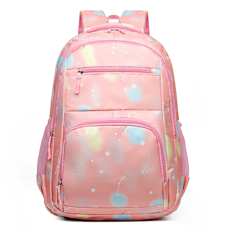 2024 custom black girls school bags children backpacks for teenagers boy