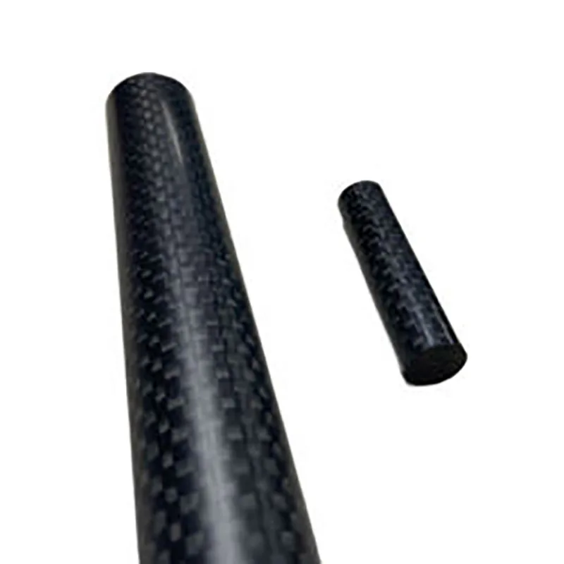 Custom Carbon Fiber Pipe Tube Round Hollow Pipe 3k Mat 25mm 10mm 16mm Carbon Fiber Tube Telescopic Rod