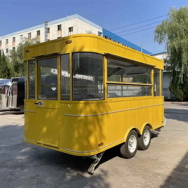 ODM OEM мобильный грузовик для уличной еды продажи США Европа Австралия кофе пицца трейлер еда торговый прицеп полностью оборудованный