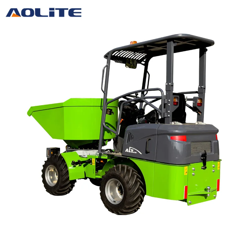 Мини-гусеничный самосвал AOLITE EWD16 6-тонный колесный емкостью 1 6 тонн литиевая батарея 4WD pala