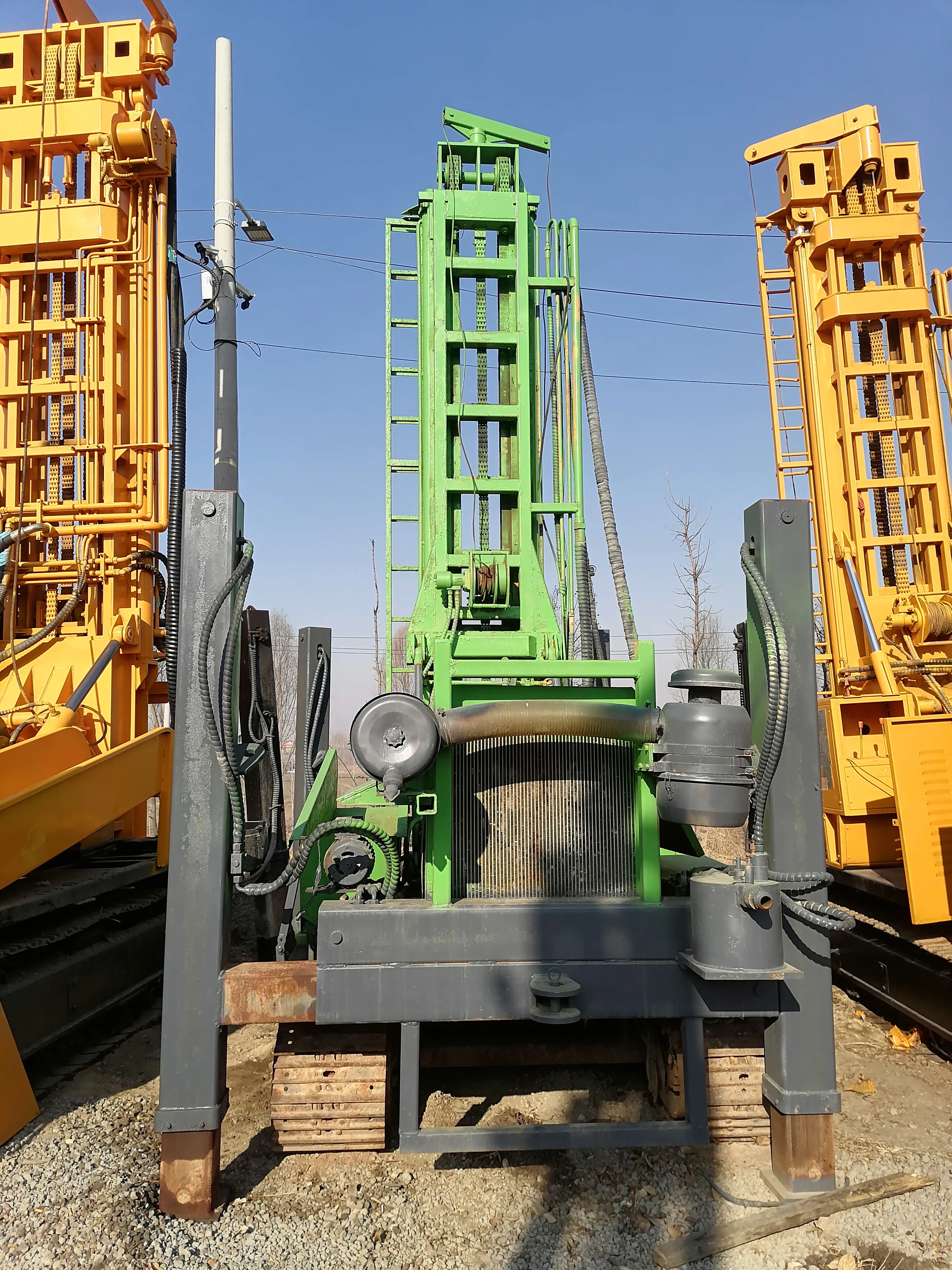 300m second-hand 6.6m tower water well drilling rig used borehole machine borewell drilling rig