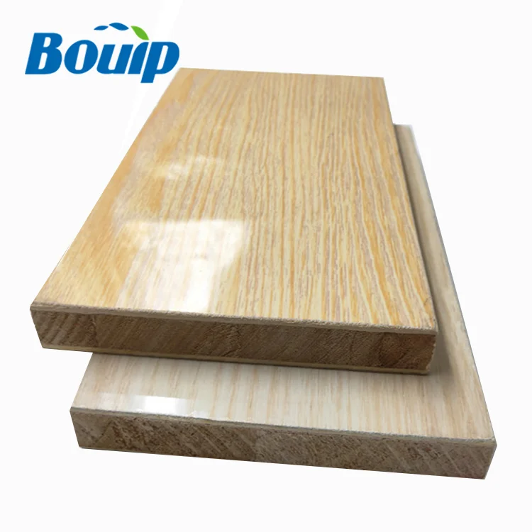 High Quality Competitive Price 18mm Block Board High Gloss /Laminated Block Board For Interior Decoration