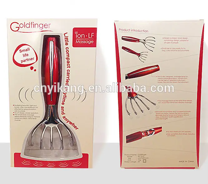 Golden Finger Touch Automatic Vibrating Head Massager YK-1210