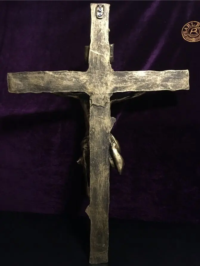 60 cm Religious Resin Catholic Crucifix With Wooden