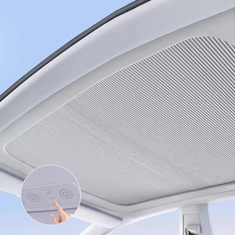 Automatic sunshade suitable for Tesla Model Y/3 glass from 2019 - 2024 block ultraviolet rays and maintain freshness accessories