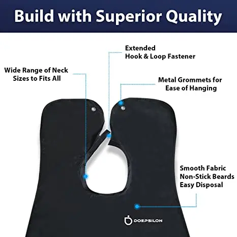 Factory Made Beard Apron Trimming Bib for Men Shaving Grooming Beard Apron