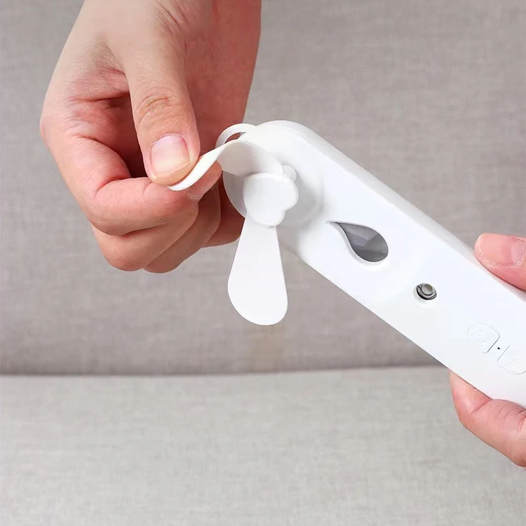 Hot Nano Mist nano Facial Steamer Mini 30ML Facial Moisturizer Mister electric usb rechargeable fan with water spray