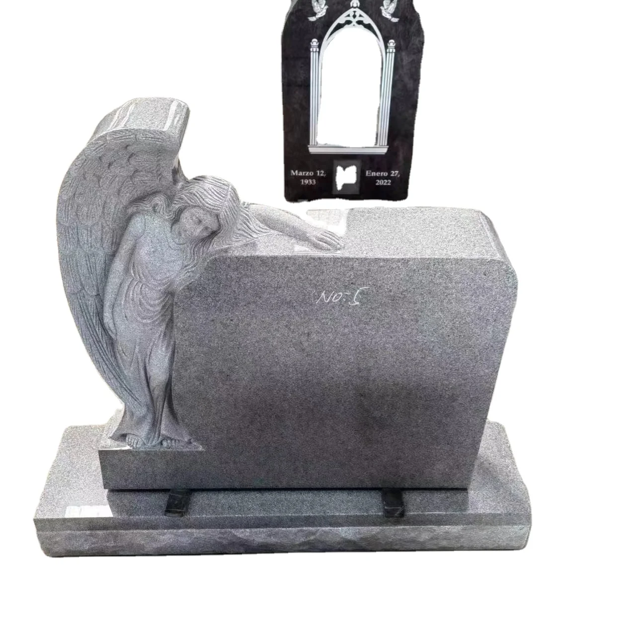 Chinese Cheap Granite Grave Stones Cemetery Tombstones and Monuments Gravestone with Factory Price