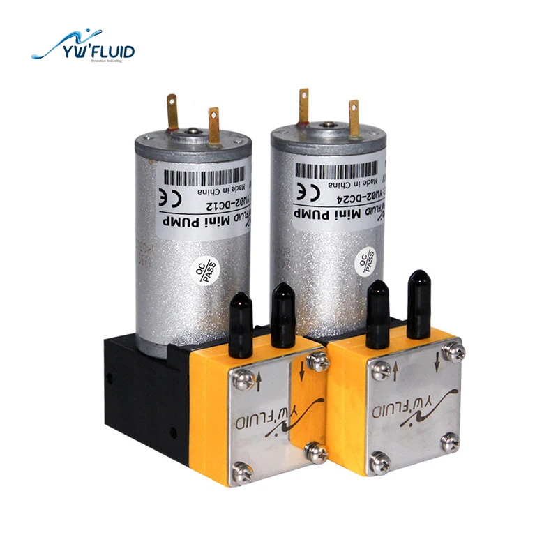 Mini 12V diaphragm pump with electric portable battery operated brush DC 12v air  compressor