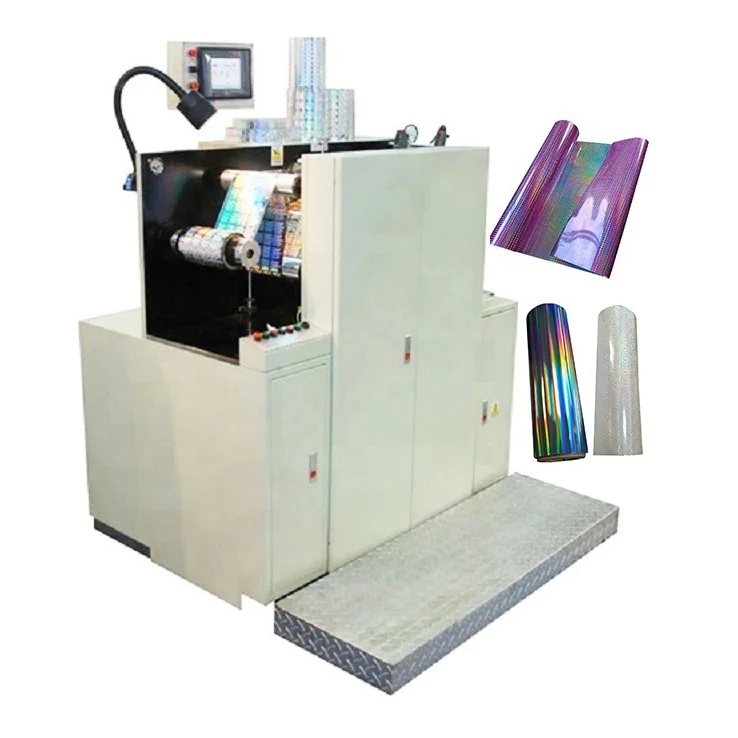 Automatic Digital Laser 3D Label Sticker Printer Hologram Embossing Machine