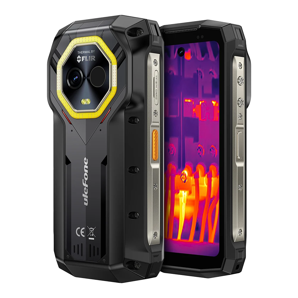 Ulefone Armor Mini 20T Pro Прочный смартфон FLIR тепловизор камера 8 + 256 ГБ Android 14 маленький размер 6200 мАч NFC Глобальный телефон