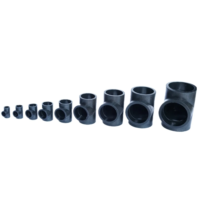 DN 20 25 32 40 50 63 75 90 110 мм HDPE фитинги для труб компрессионная пластиковая муфта