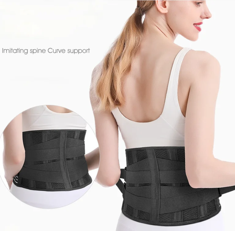 Wholesale waist trainer shaper wear back support Belt corset back lumbar support brace slimming tunny belt