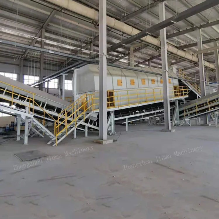 urban waste sorting machine  construction demolition waste materials recycling machine municipal solid waste disposal machine