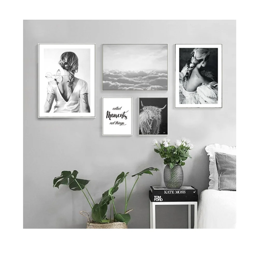 Декоративная живопись, черно-белая декоративная картина на холсте для гостиной, распродажа, абстрактная Современная Картина на холсте, настенное искусство