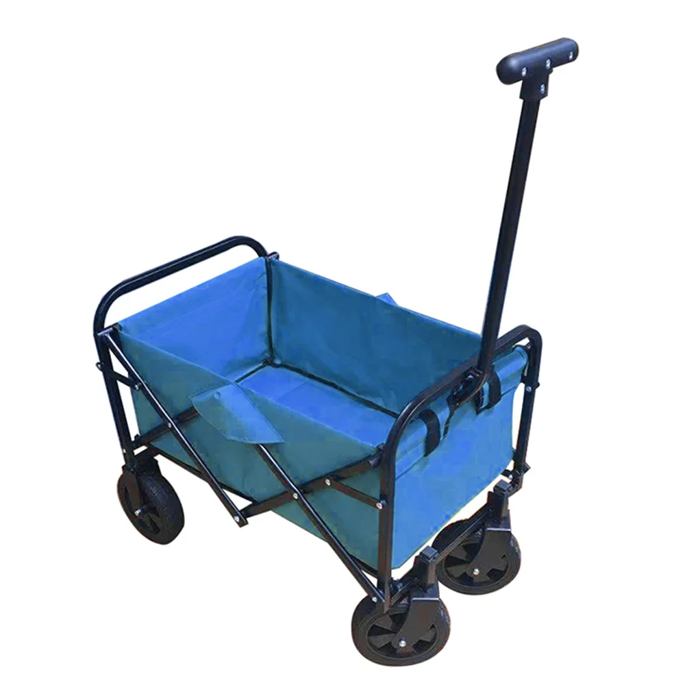 Outdoor Garden Park Wagon Utility Kids Wagon Portable Beach Trolley Cart Camping Foldable Wagon