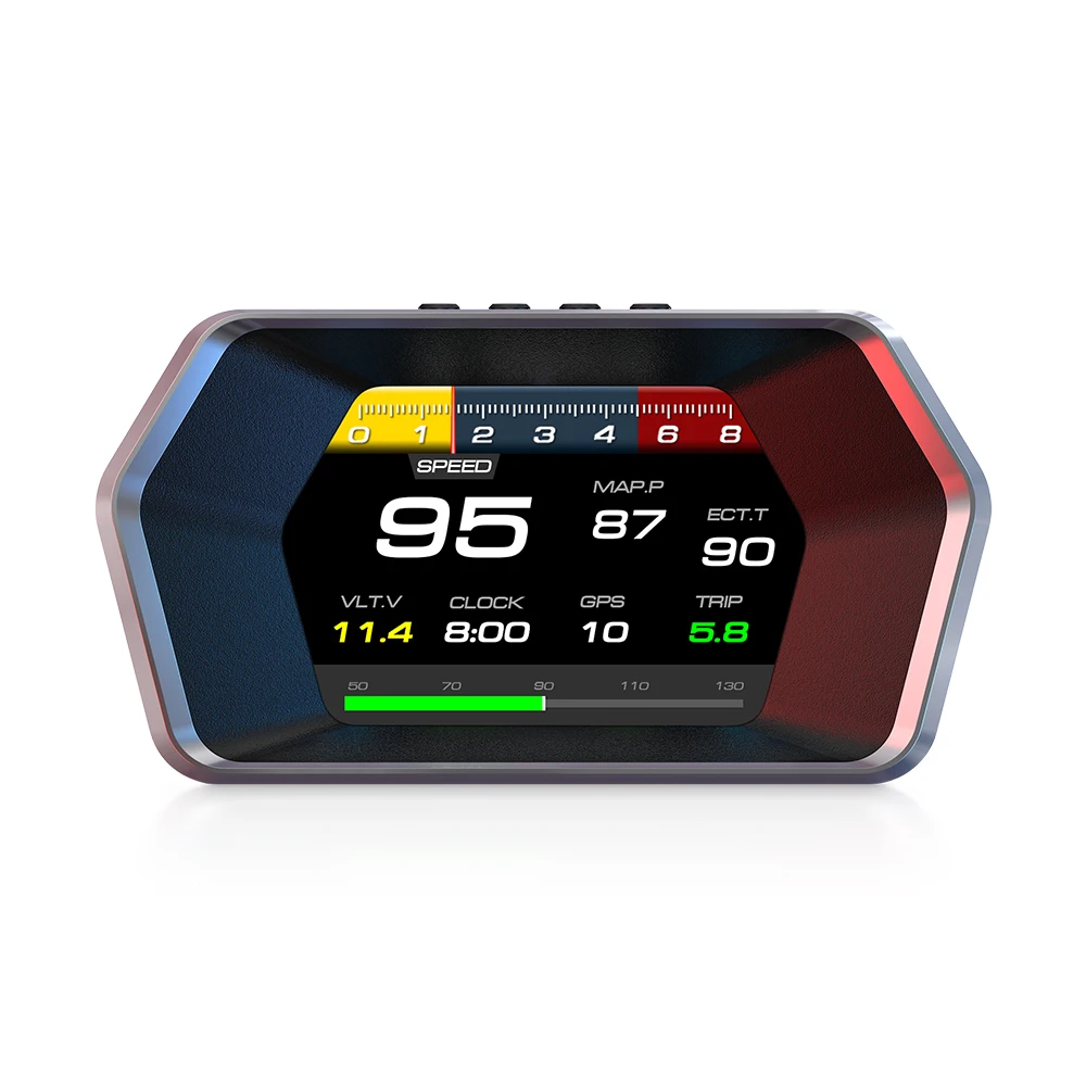 New automatic diagnostic tools P17 OBD2 & GPS speedometer fault code elimination tool automatic HUD Head Up Display