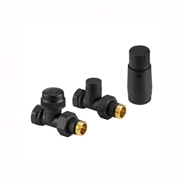 Heated Towel Rack Thermostatic Radiator Heating Valve Smart Home TRV Straight  Valve