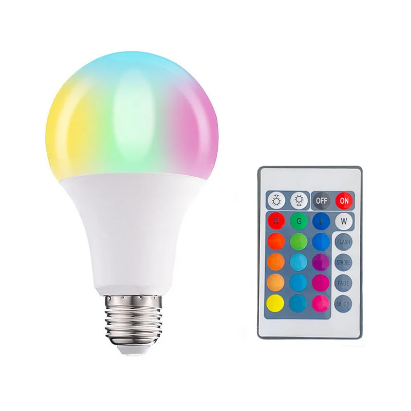Самая низкая цена RGB пульт дистанционного управления умная Светодиодная лампа