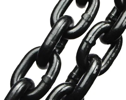 Manufacture 6mm-23mm High Strength G100 Chain Alloy Steel Black G80 Short Link Lifting Chain for Chain Sling