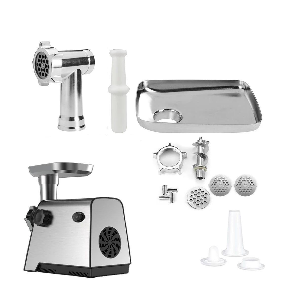 Home use stainless  steel  Multifunction 3 in 1 electrical Meat grinder