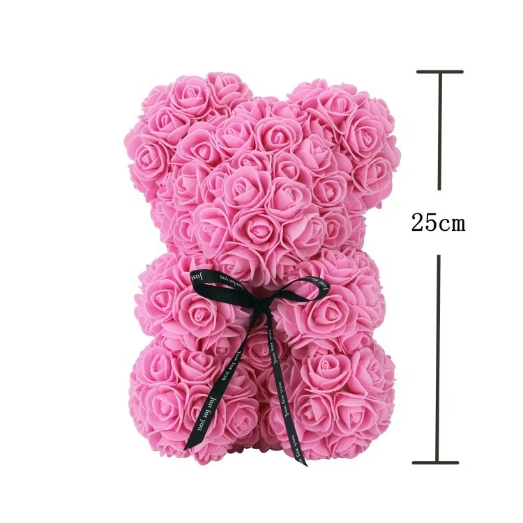 OurWarm Wholesale Cheap 25cm 40cm Gift Box Rose Teddy Bears