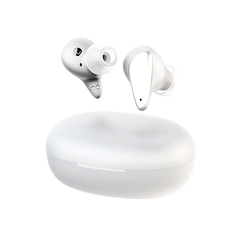 Universal Phone Control Customize embossment logo Metallic Glossy earbuds wireless earphone in ear earphone