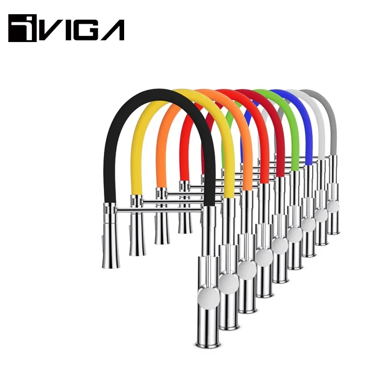 Традиционный полированный кухонный кран Grifo De Cocina цинковые смесители с тремя потоками и одной ручкой