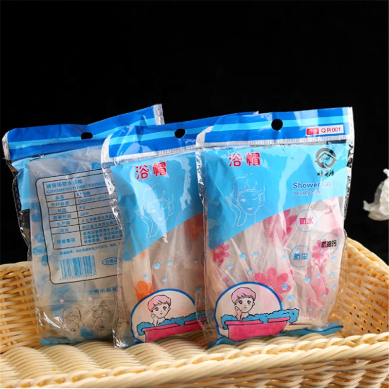 Waterproof Reusable Double Layers Lined Shower Caps Dry Beauty Salon Spa Bath Hat