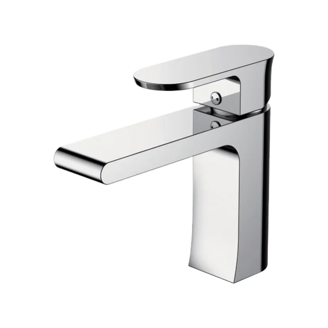 
Unique Design Best Taps Faucet Single Mixer Bathroom Brass Square Design Wash Hand Basin Water Tap Manufacturer 