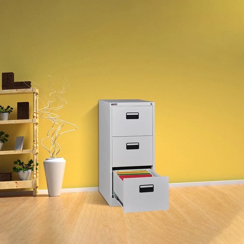 KD Structure metal black handle 2 drawer cabinet 3 drawer vertical filing cabinet 4 drawer