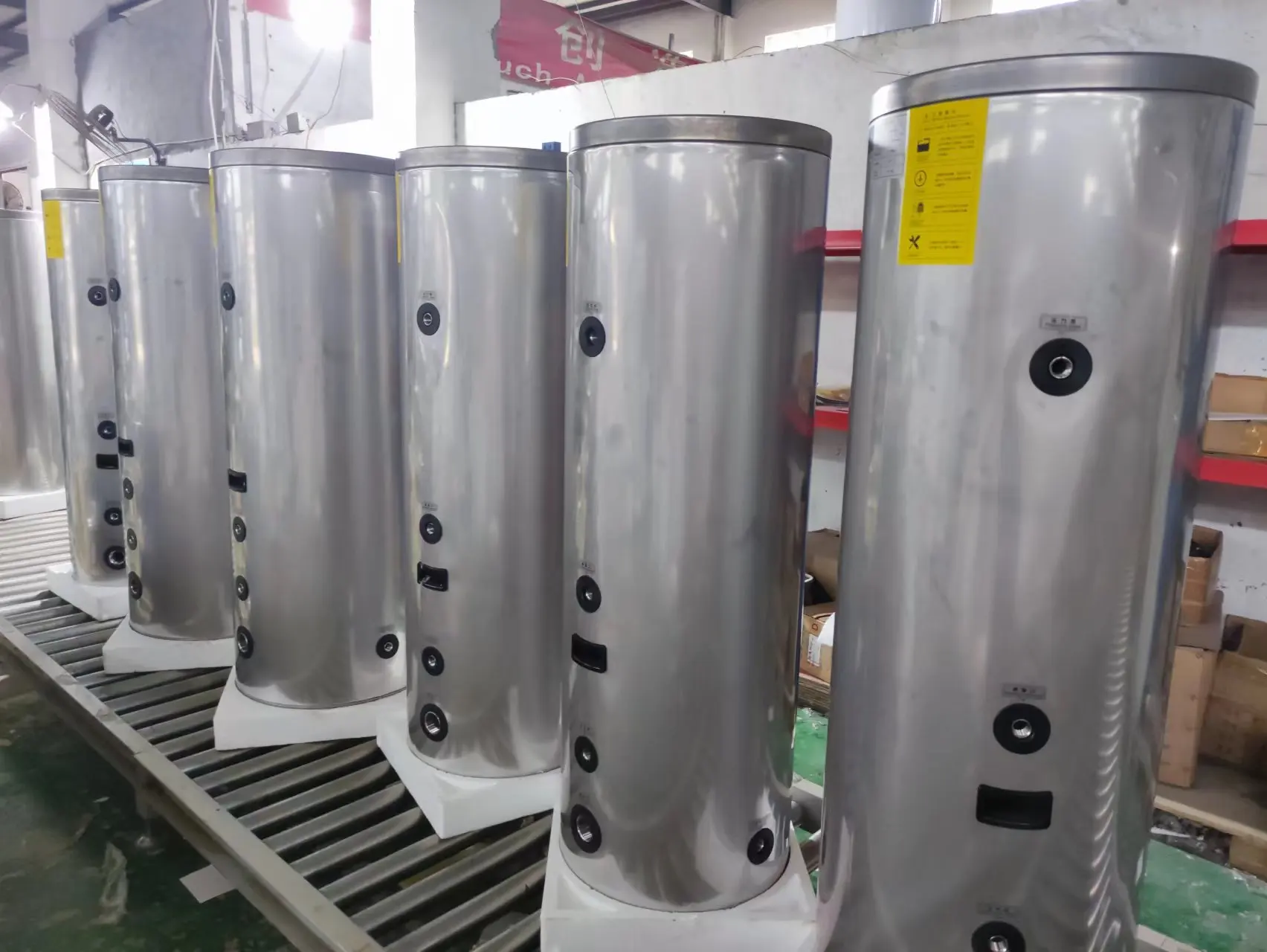 Heat pump buffer  heat exchange water tank 60L  80L 100L 200L CE water boiler cylinders heating cooling water tank