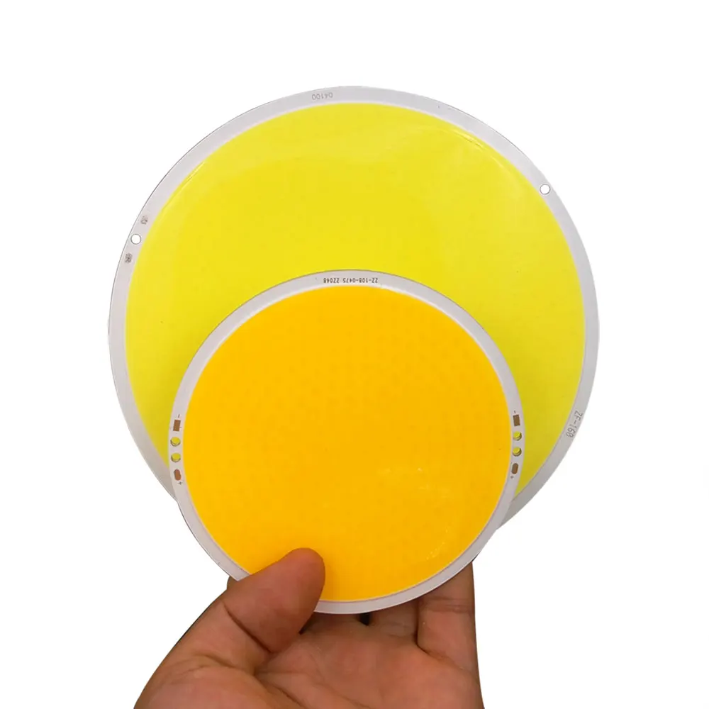 50W 200W Rounded LED COB Lamp Circular LED Light 12V 108mm 160mm Diameter Chip for Indoor Outdoor Lighting Decoration Bulbs