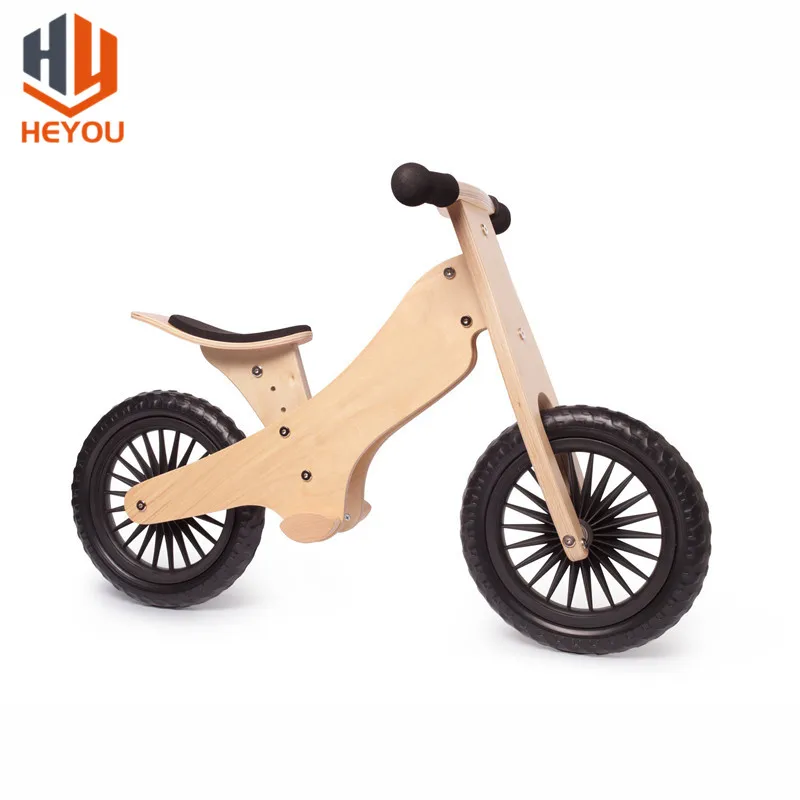 Kids Wooden Balance Bike Playschool Multistage Walking Beginner Tricycle Convertible Ride on Bike Riding Toys for Toddlers