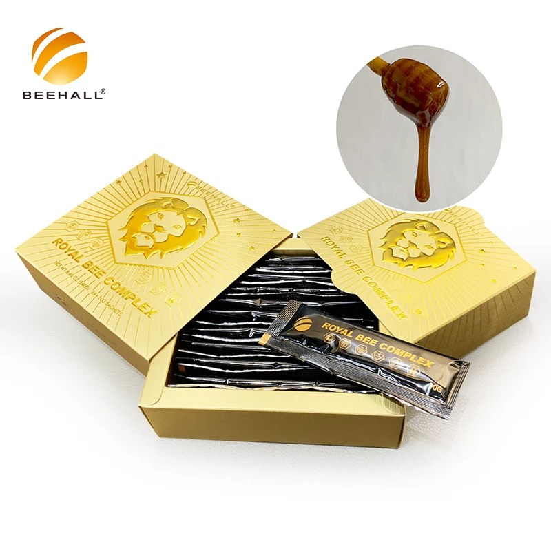 BEEHALL New Product Health Food Organic Natural Royal Bee Complex Honey With Royal Jelly Ginseng Maca