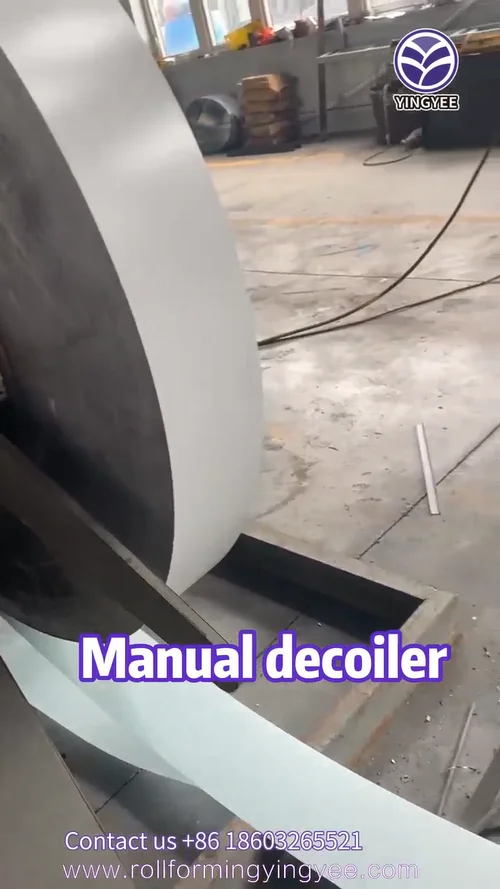 Automatic 55 mm PU roller shutter door roll forming machine with long service life