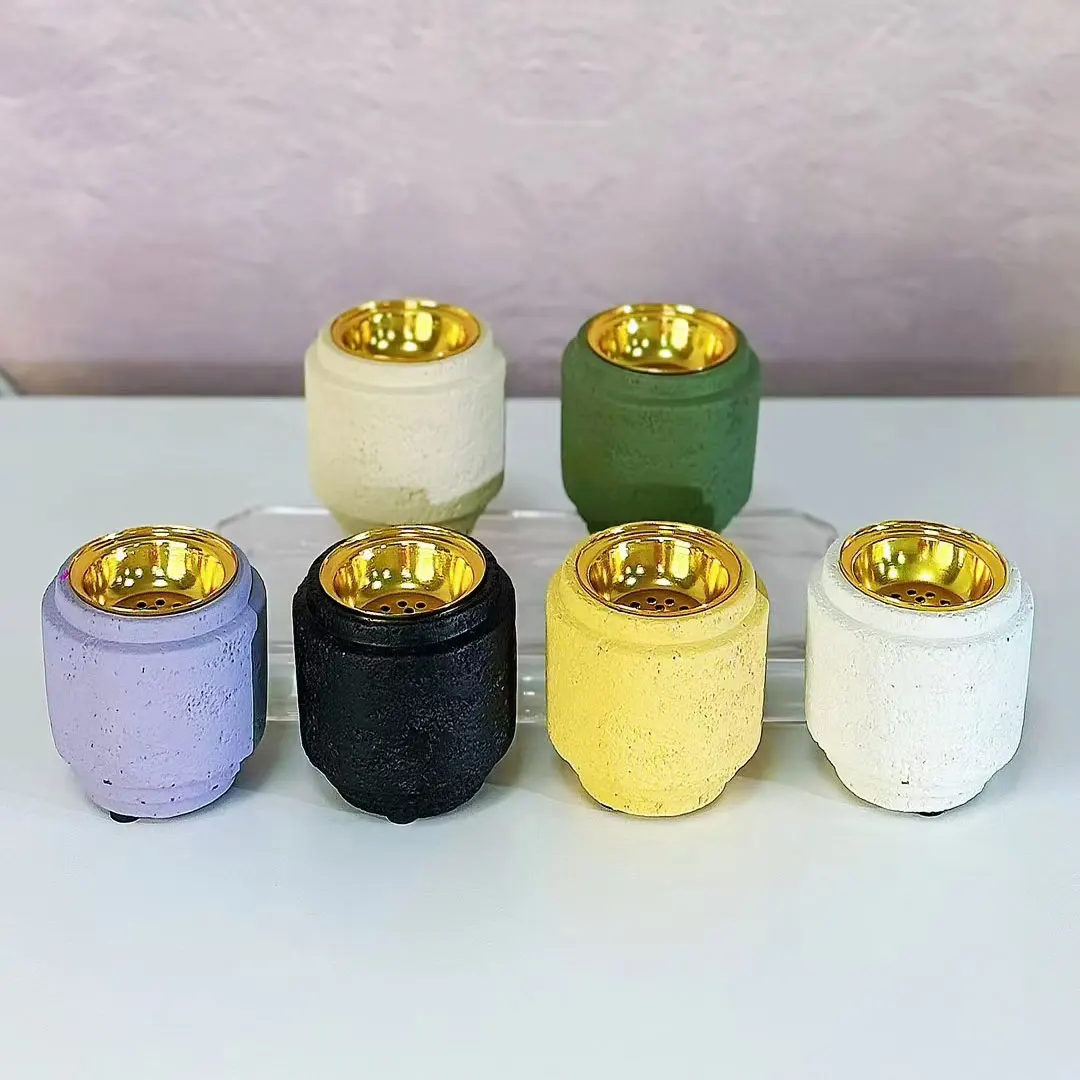 Minimalist Natural Home office fragrance resin Bakhoor Middle Eastern Arabic incense burner decoration desktop accessories