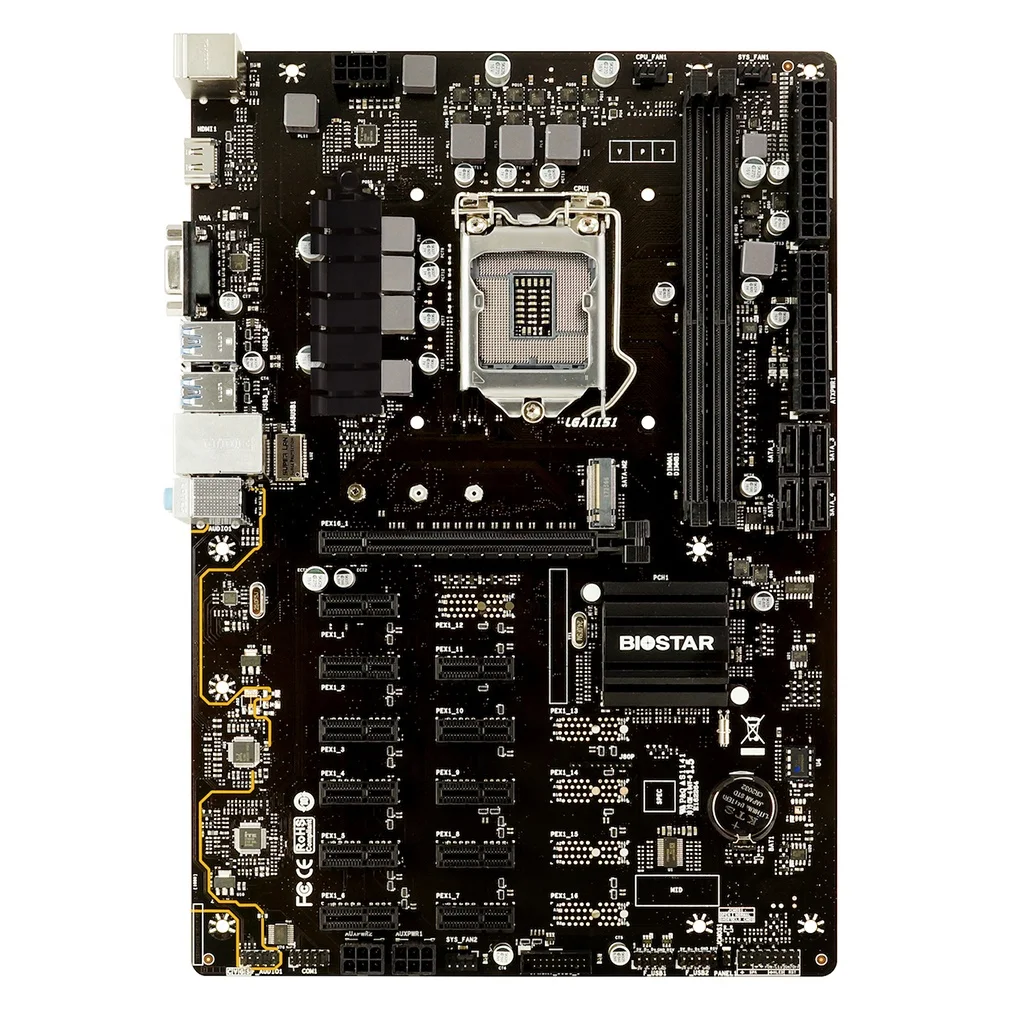  Материнская плата для майнинга TB360 BTC PRO 12 PCIE