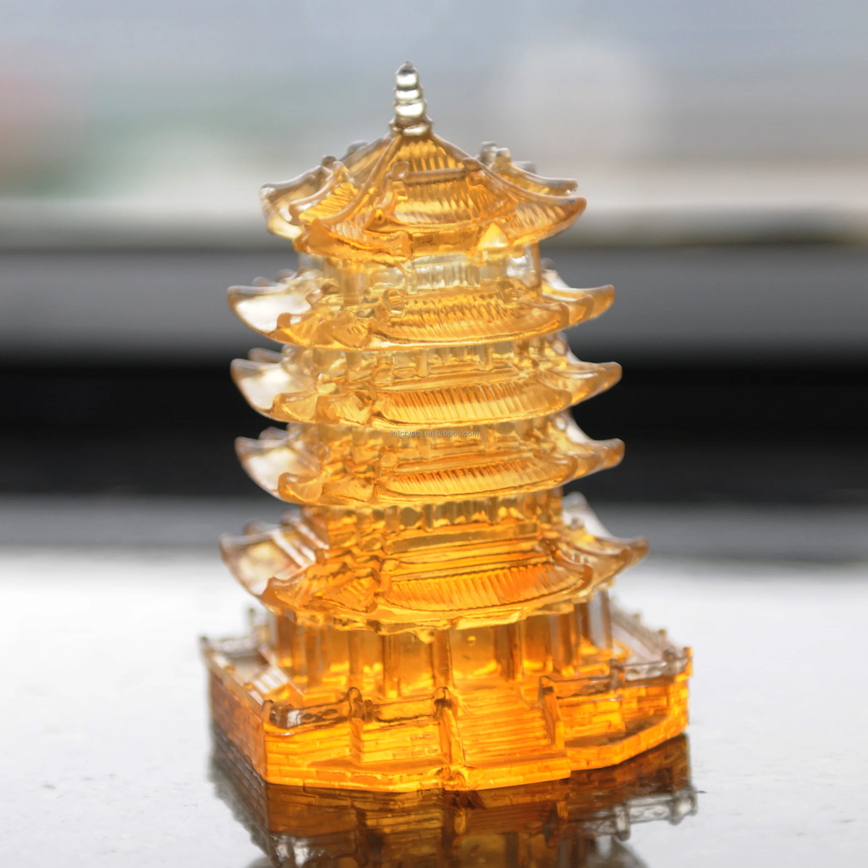 Direct Factory Casting Crystal Scale Miniature Buildings Model 3D Tower Accept Customization