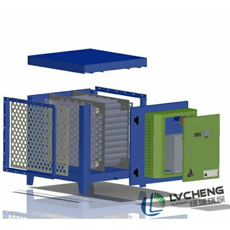 send to Russia CE honeycomb filter bbq smoke electrostatic precipitator kitchen cooker exhaust smoke filter