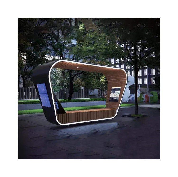 High Quality Outdoor Shelter Advertising Light Box Bus Stop