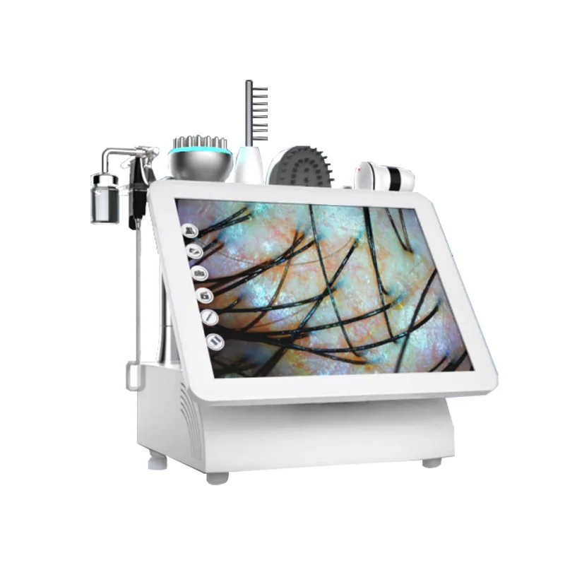 2024 Latest Follicle Detector Wireless Skin Scalp Analyzer Equipment Beauty Salon Hair Salon Head Detector