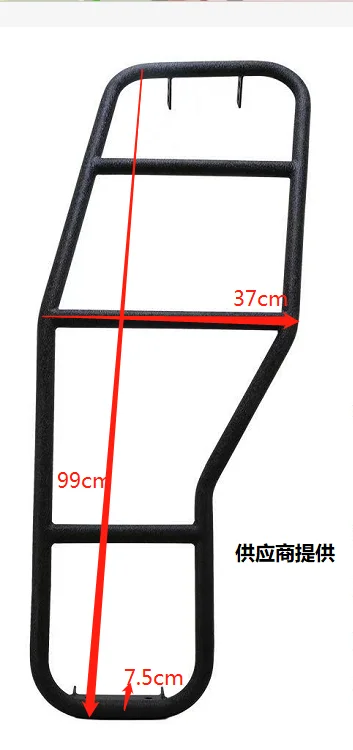 Sanyou Tail Door Foot Pedal Jimny Accessories ladder Fit for Jimny JB23/33/43